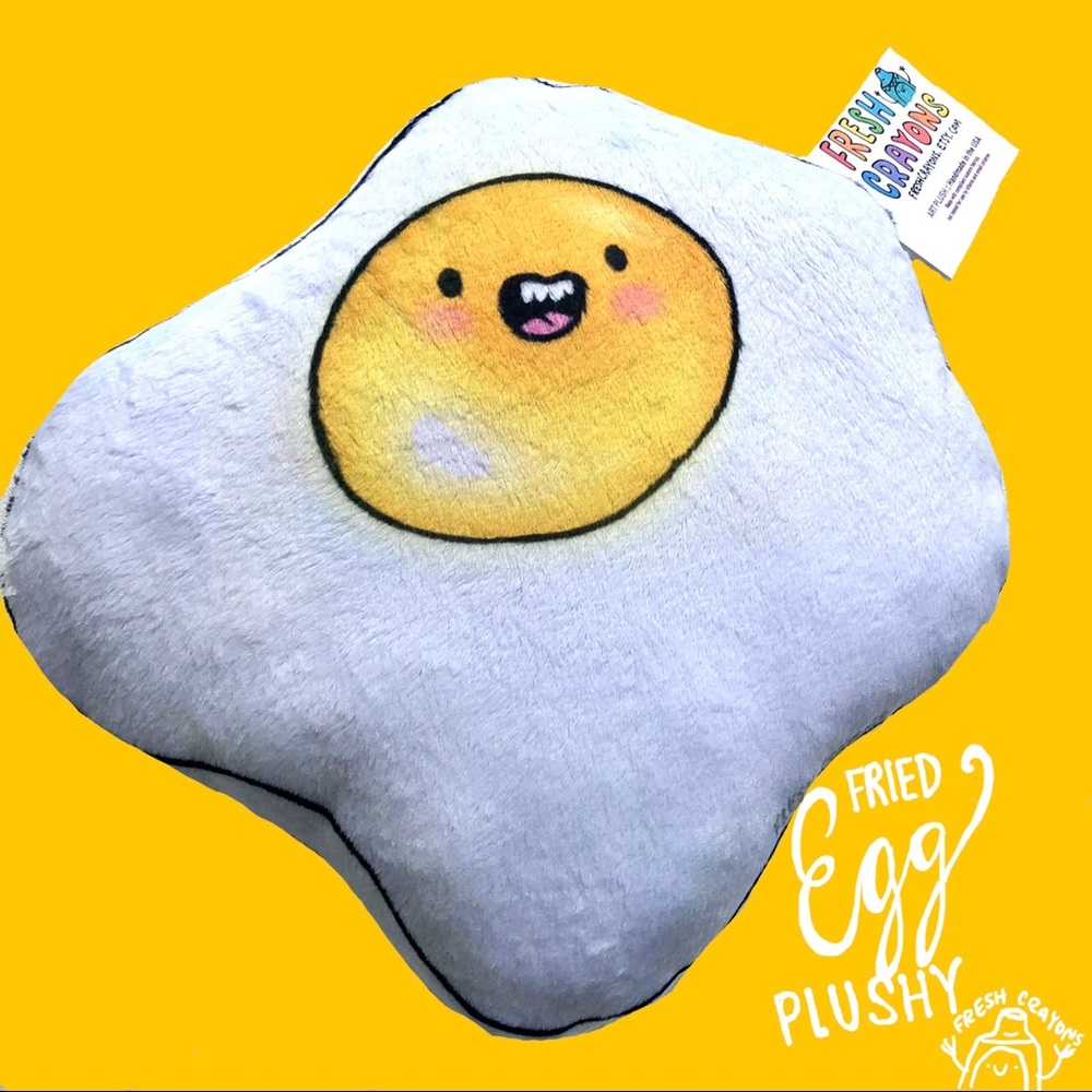 Fresh Crayons Fried Egg Plushy